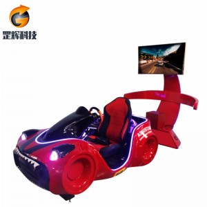 경주 시뮬레이터 VR 기계 세계적인 뜨거운 판매 테마 파크 장비 3 차축 vr 경주 용 차